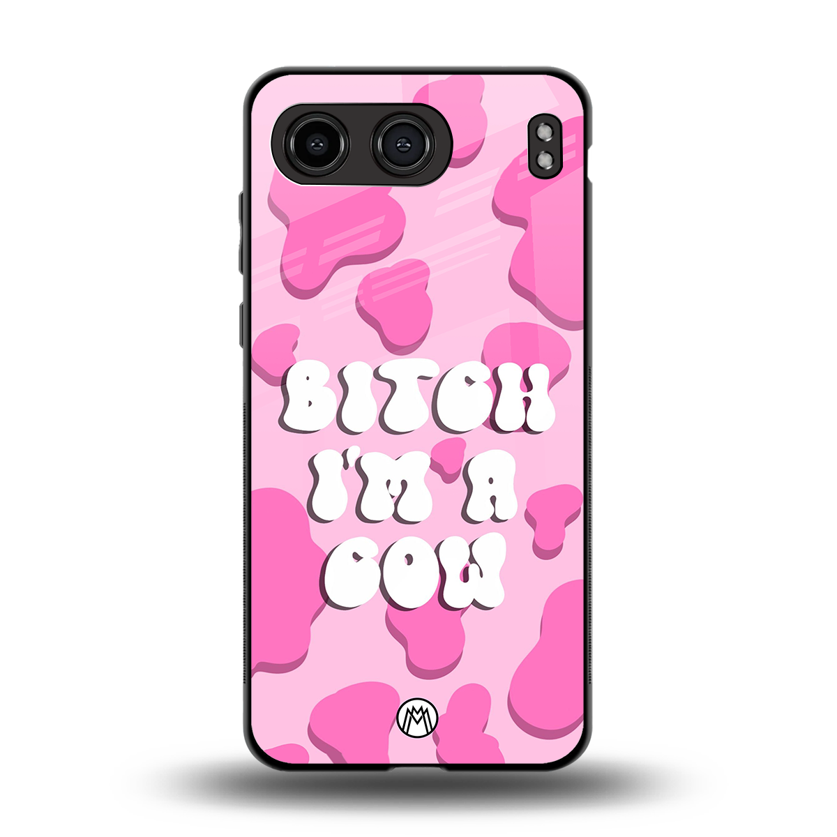 bitch i'm a cow back phone cover | glass case for oneplus nord 4