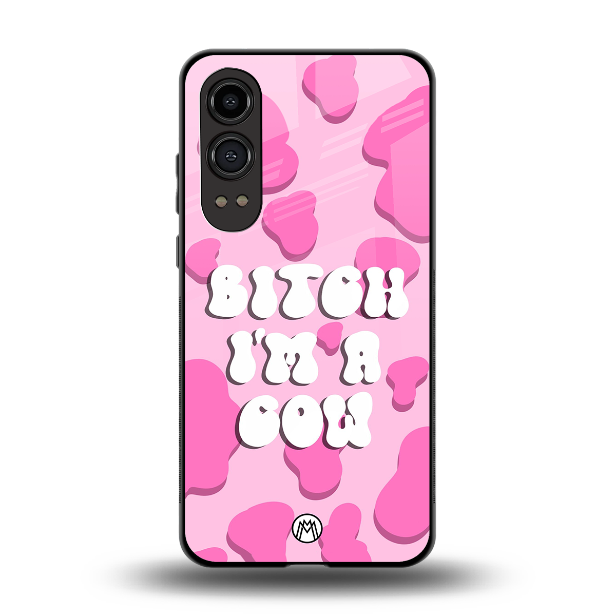 bitch i'm a cow back phone cover | glass case for oneplus nord ce 4 lite