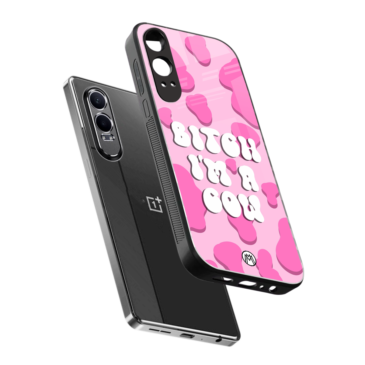 bitch i'm a cow back phone cover | glass case for oneplus nord ce 4 lite