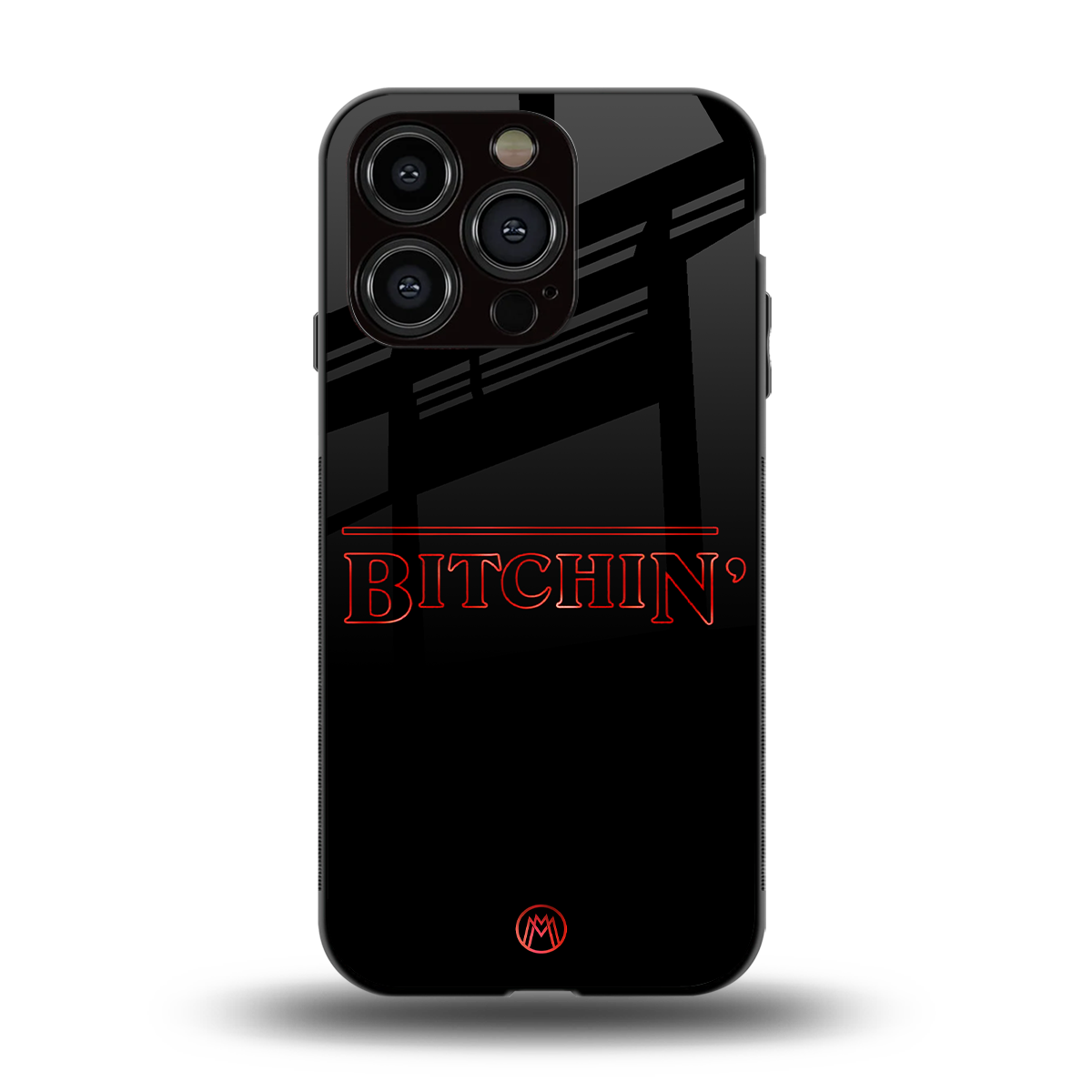 bitchin back phone cover | glass case for iphone 14 pro