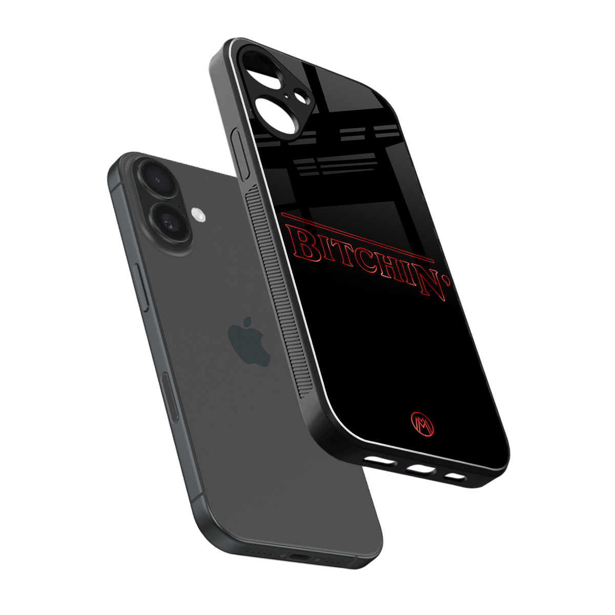 bitchin back phone cover | glass case for iphone 16 plus