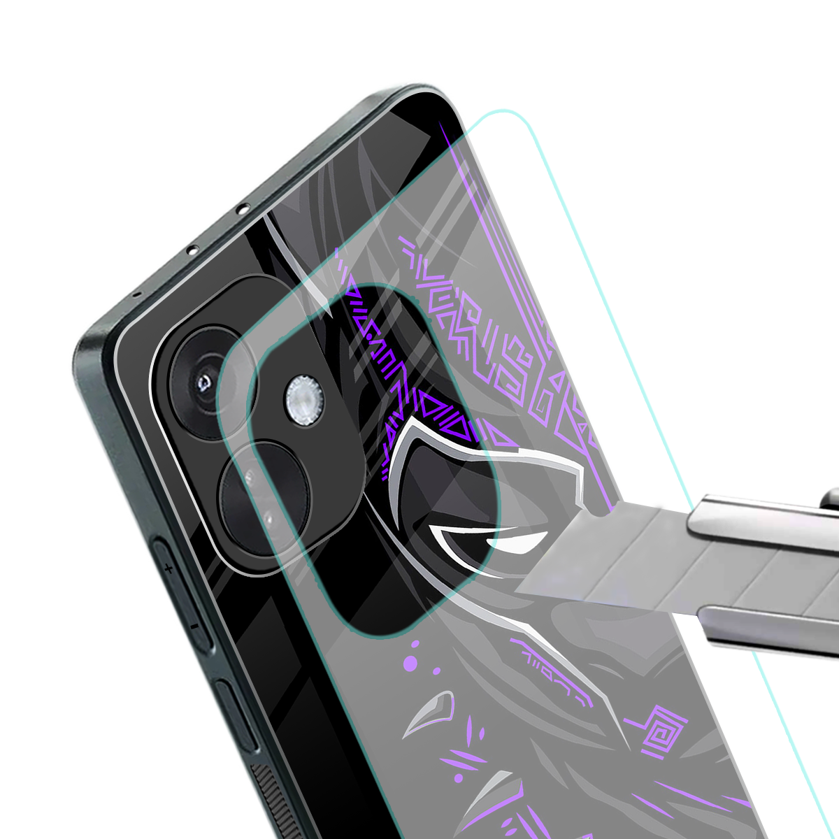 black panther superhero back phone cover | glass case for oneplus nord ce 3