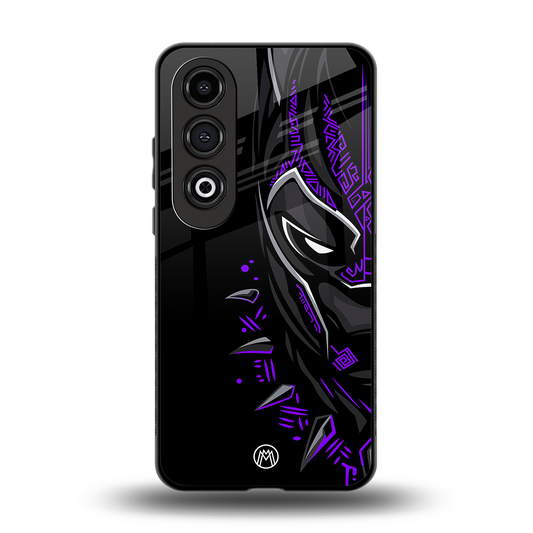 black panther superhero back phone cover | glass case for oneplus nord ce 4