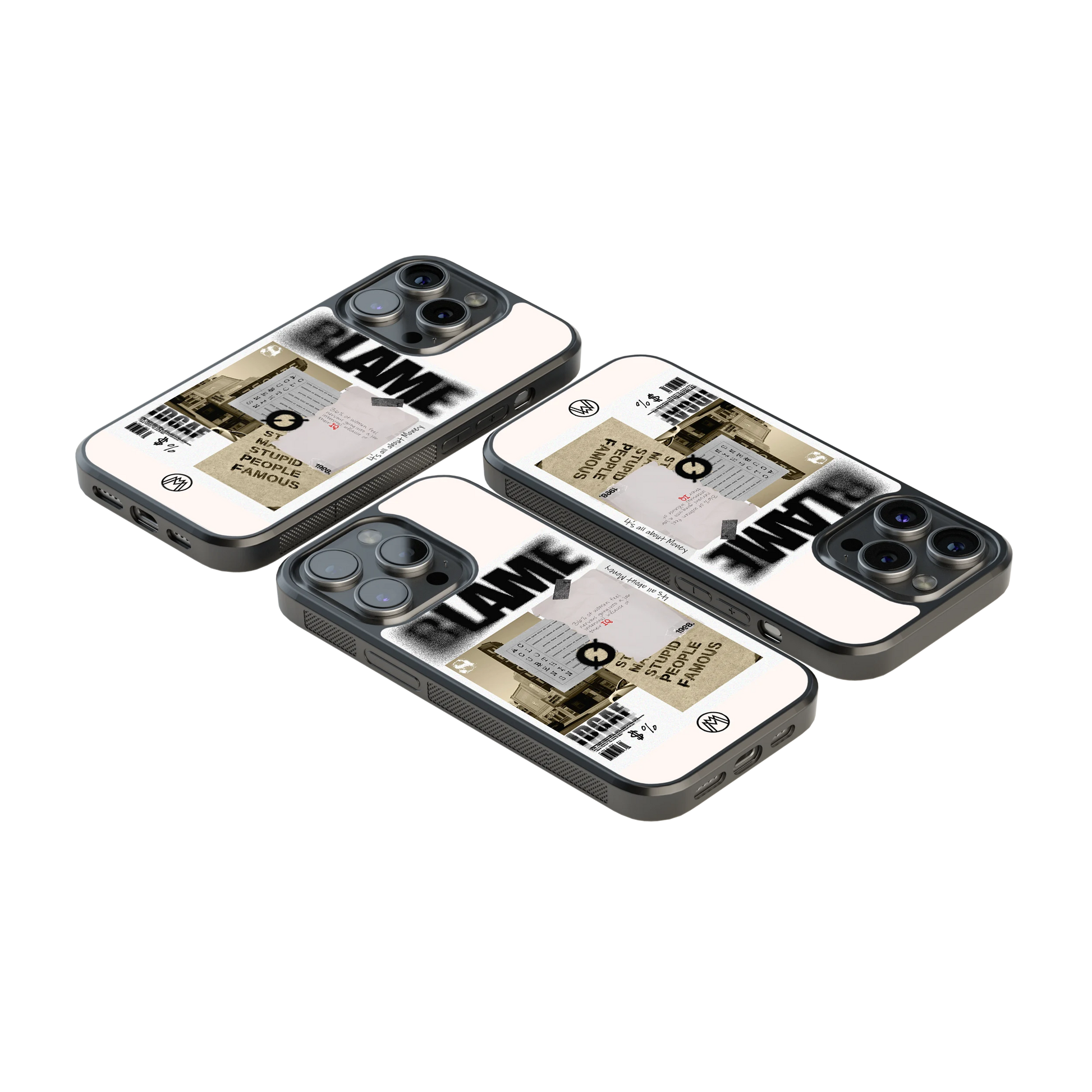 Luxury Glass Back Mobile Cover for iPhone, Samsung Galaxy, OnePlus, Pixel, Redmi & More