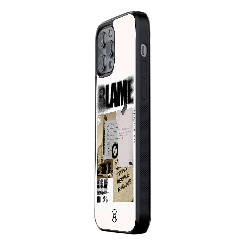 Slim Glass Back Phone Case for Multiple Brands โ iPhone, Samsung, Redmi, OnePlus, Oppo, Vivo
