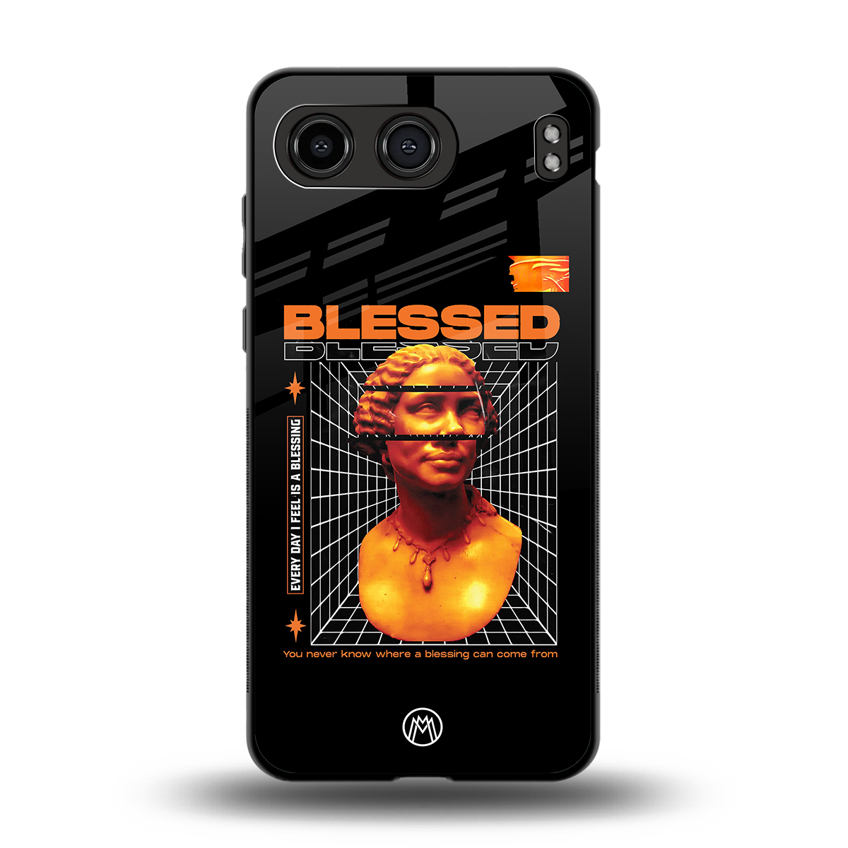 blessing back phone cover | glass case for oneplus nord 4