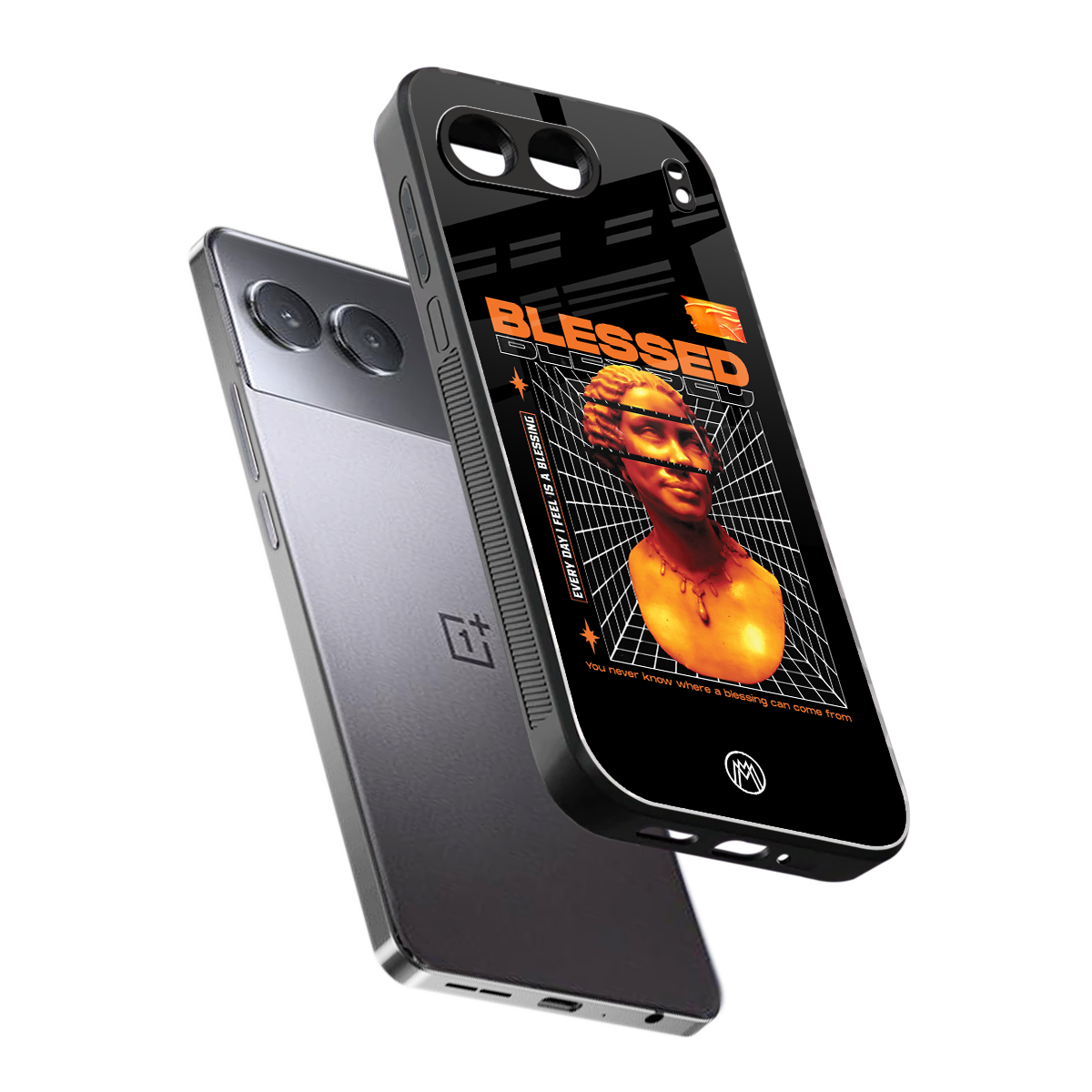 blessing back phone cover | glass case for oneplus nord 4