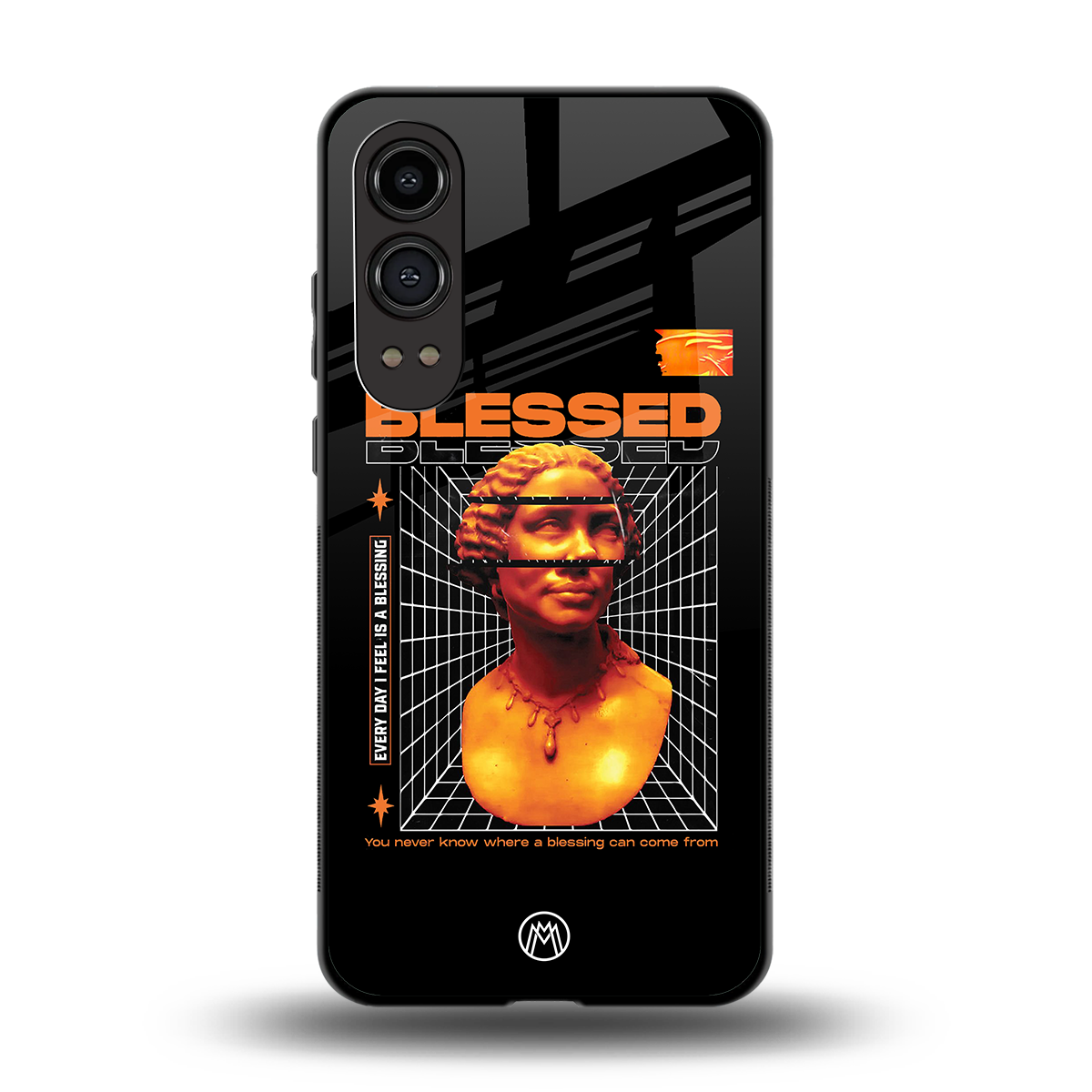 blessing back phone cover | glass case for oneplus nord ce 4 lite