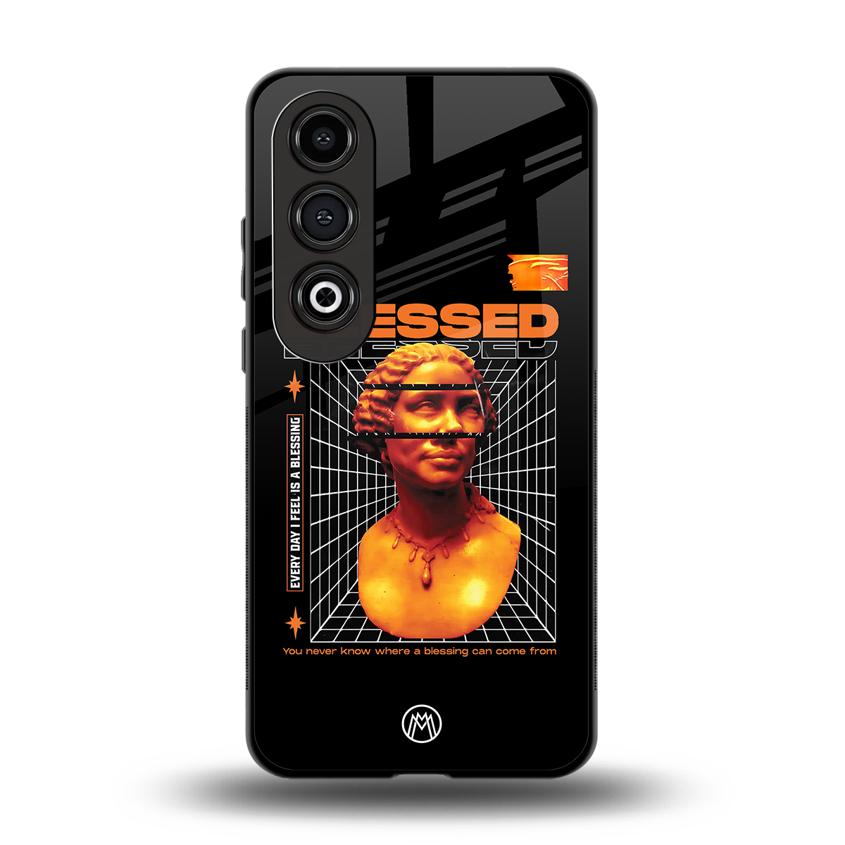 blessing back phone cover | glass case for oneplus nord ce 4