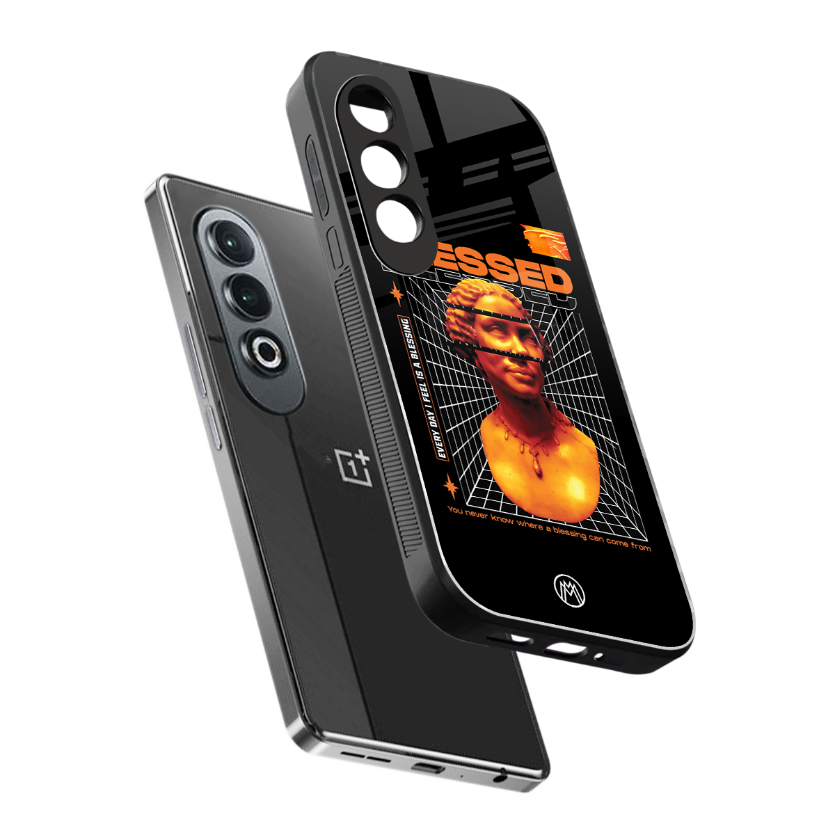 blessing back phone cover | glass case for oneplus nord ce 4