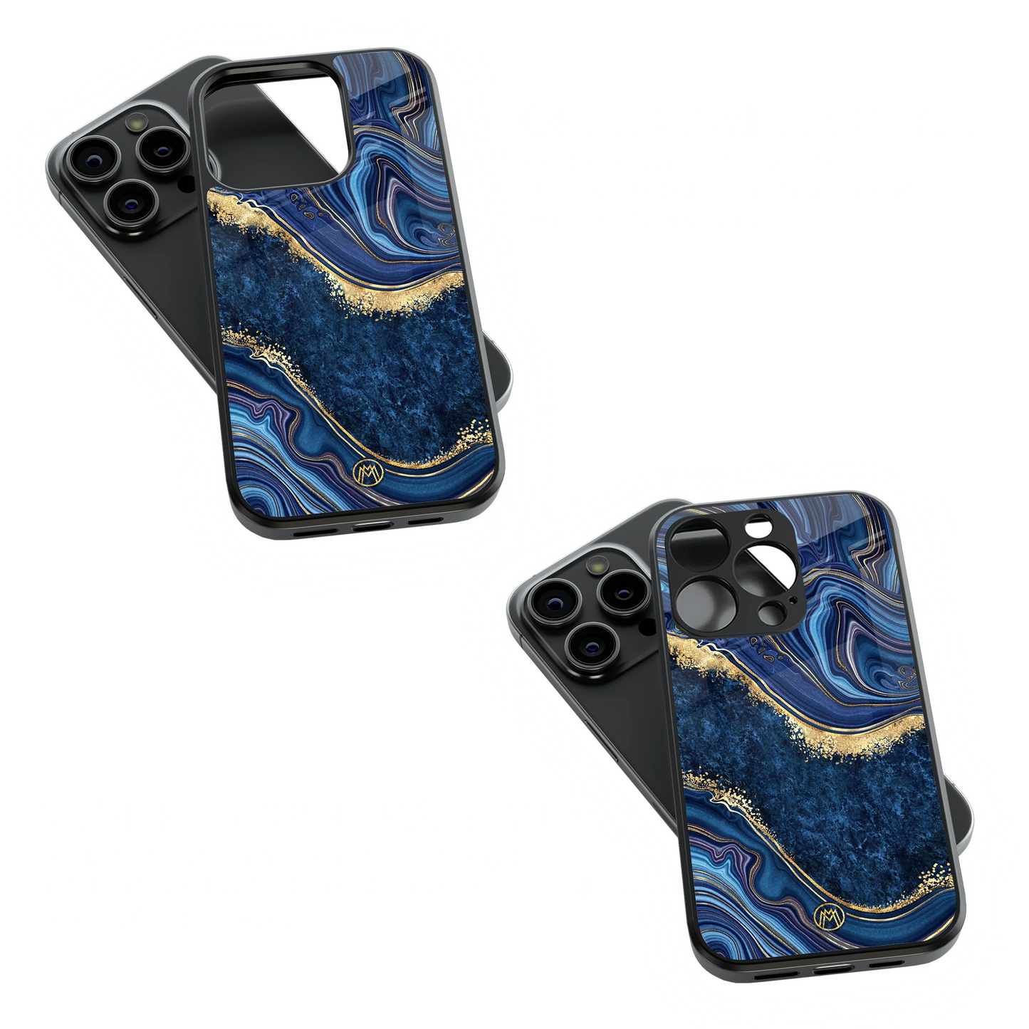 Trendy Glass Back Mobile Case for iPhone, Samsung, Redmi, OnePlus, Google Pixel, Motorola