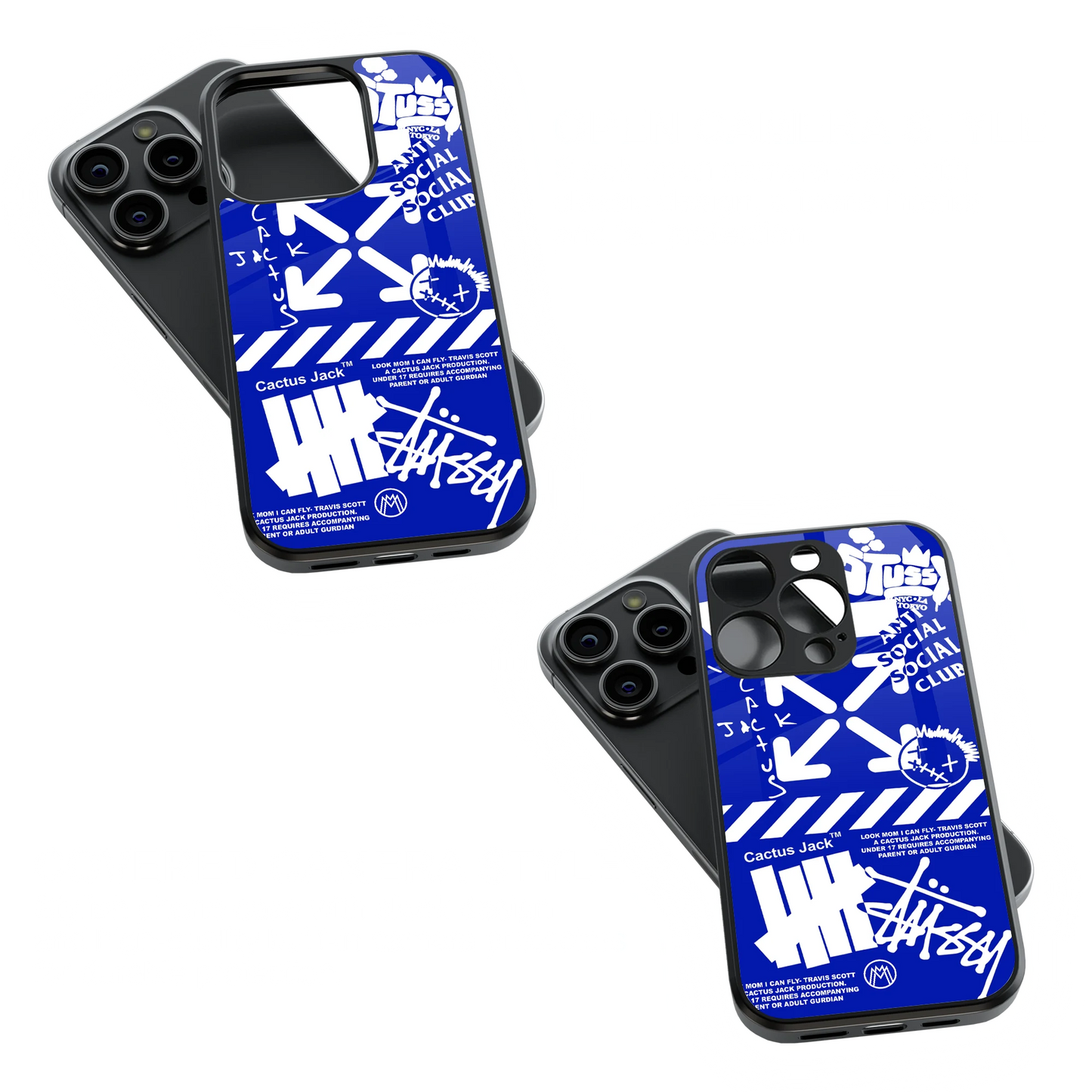 Trendy Glass Back Mobile Case for iPhone, Samsung, Redmi, OnePlus, Google Pixel, Motorola