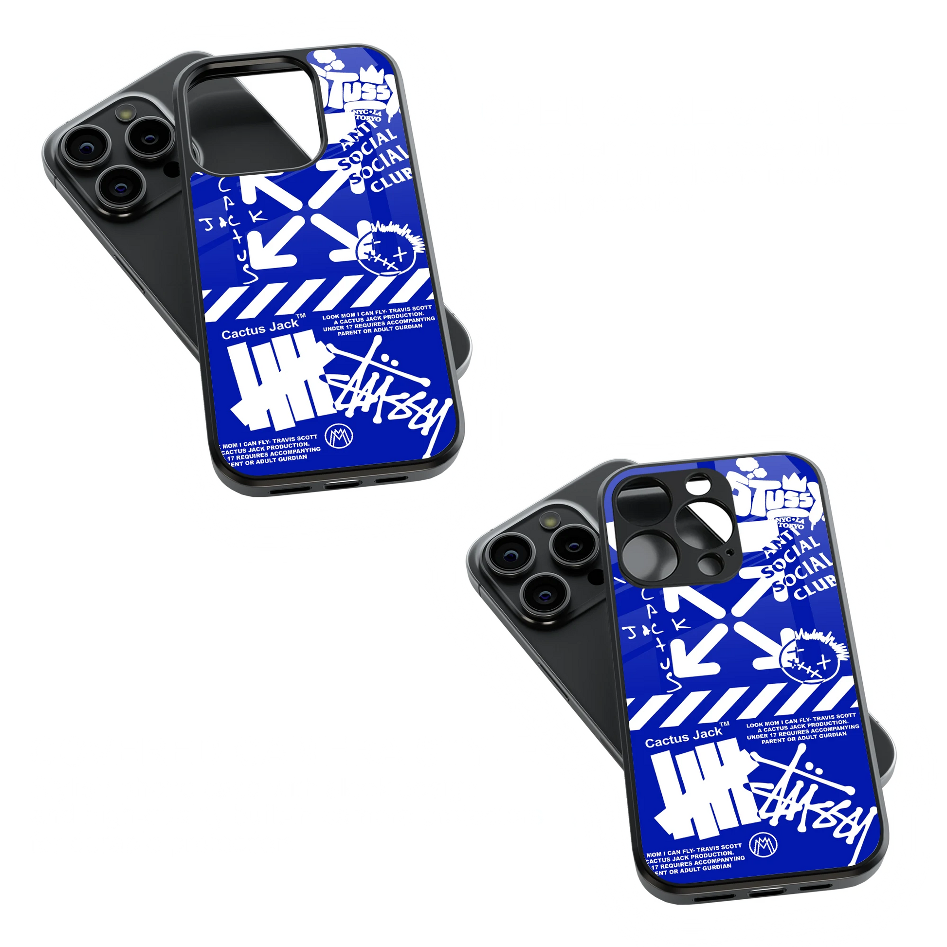Trendy Glass Back Mobile Case for iPhone, Samsung, Redmi, OnePlus, Google Pixel, Motorola