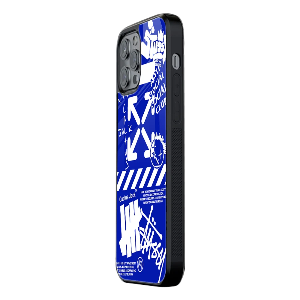 Slim Glass Back Phone Case for Multiple Brands โ iPhone, Samsung, Redmi, OnePlus, Oppo, Vivo