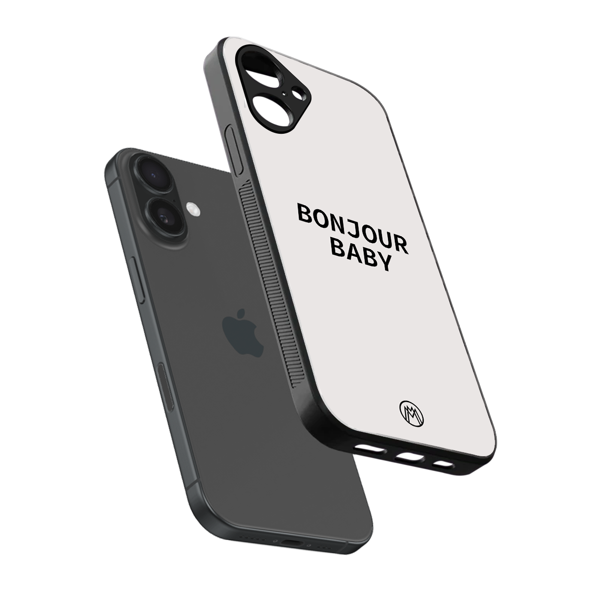 bonjour baby back phone cover | glass case for iphone 16