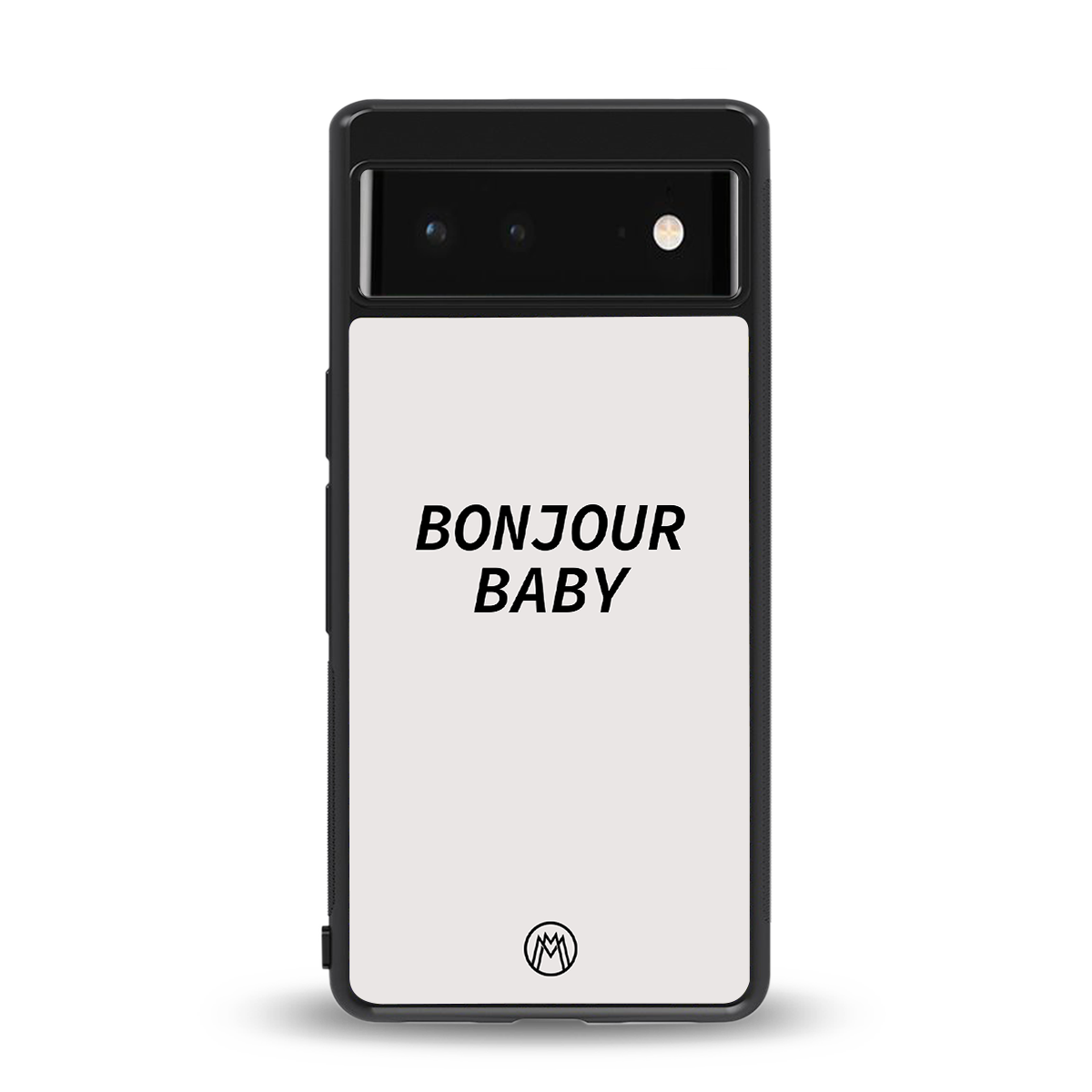 bonjour baby back phone cover | glass case for Google Pixel 6A