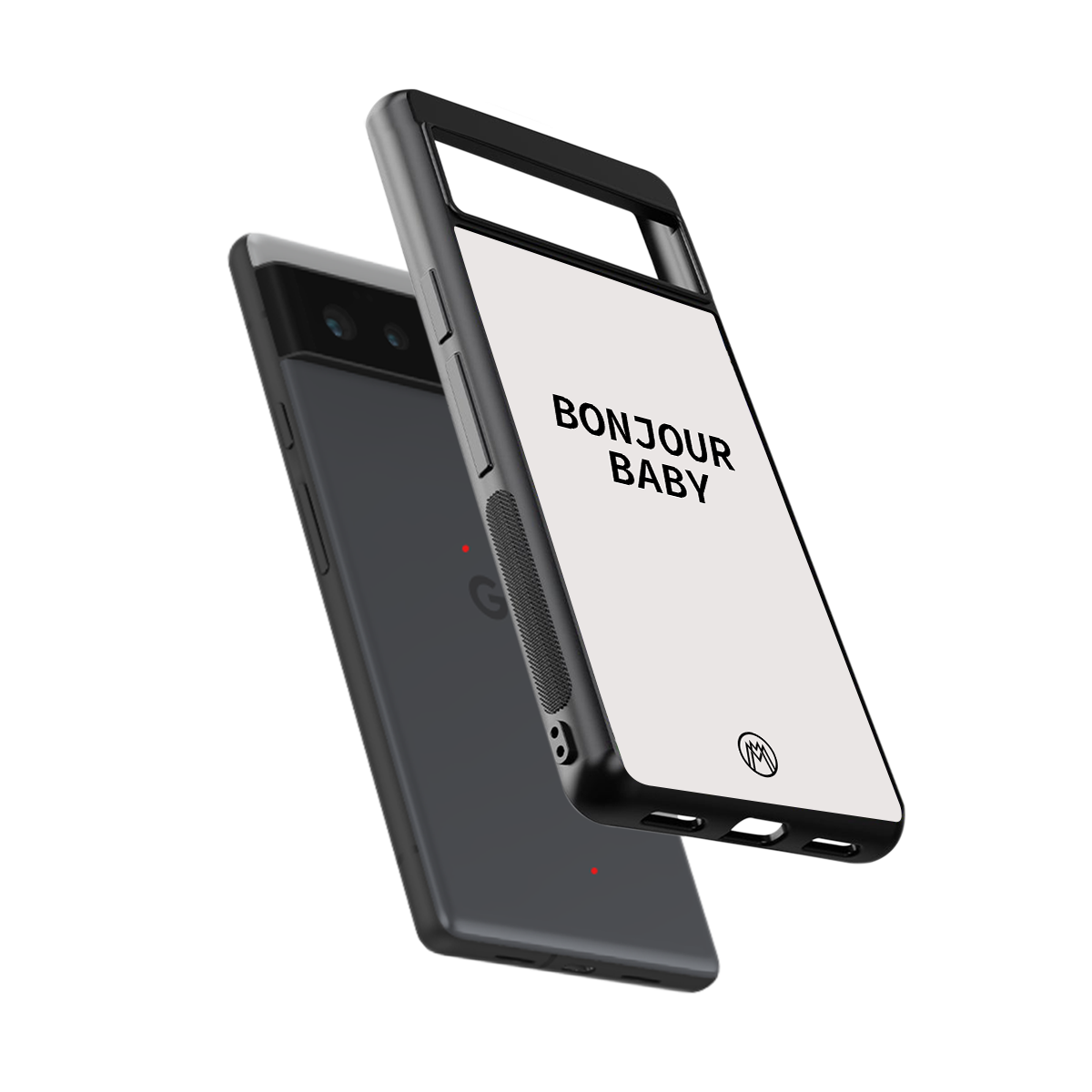 bonjour baby back phone cover | glass case for Google Pixel 6A