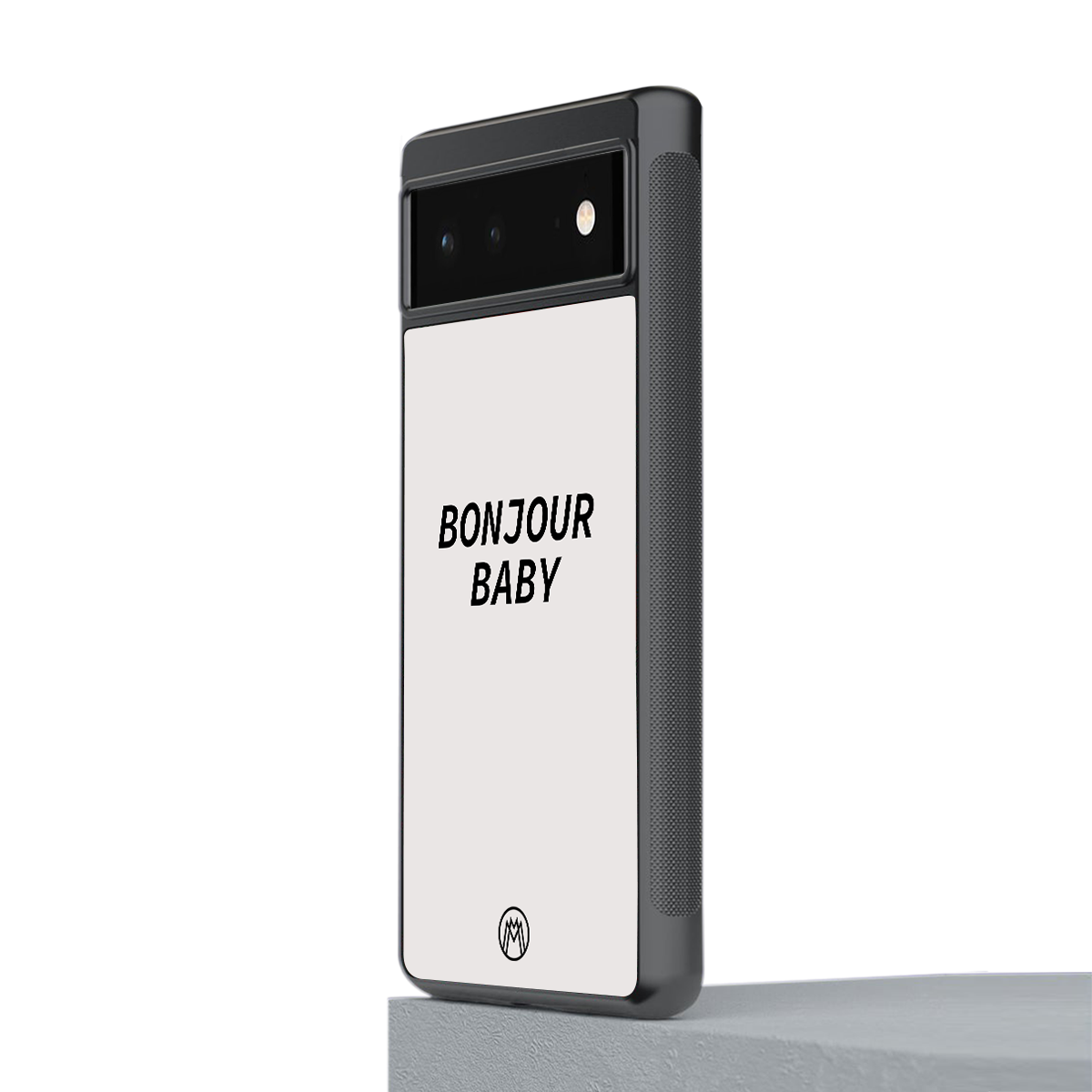 bonjour baby back phone cover | glass case for Google Pixel 6A