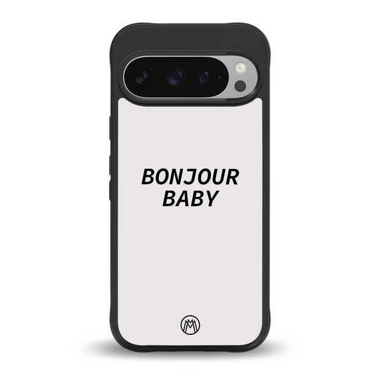 bonjour baby back phone cover | glass case for google pixel 9 pro