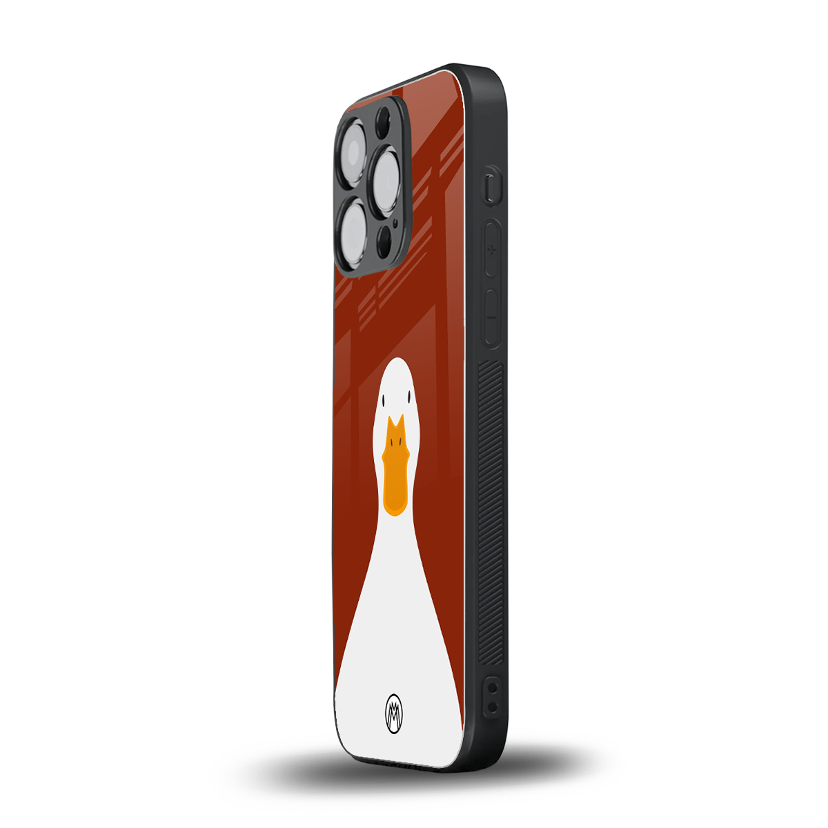 boring goose back phone cover | glass case for iphone 14 pro