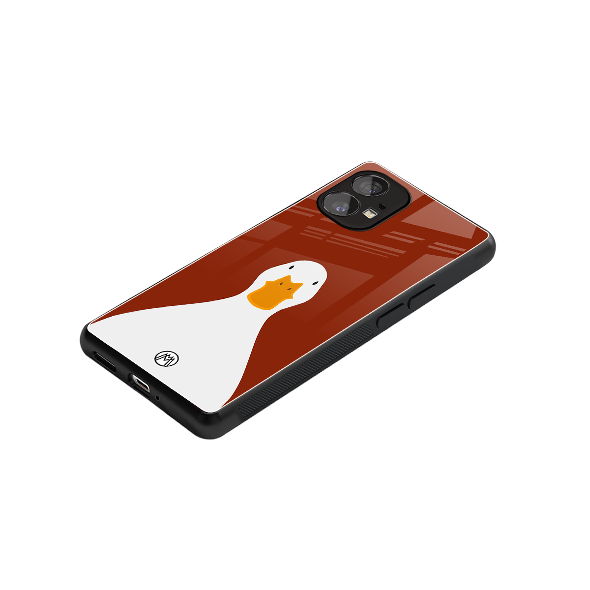 boring goose back phone cover | glass case for nothing phone 1