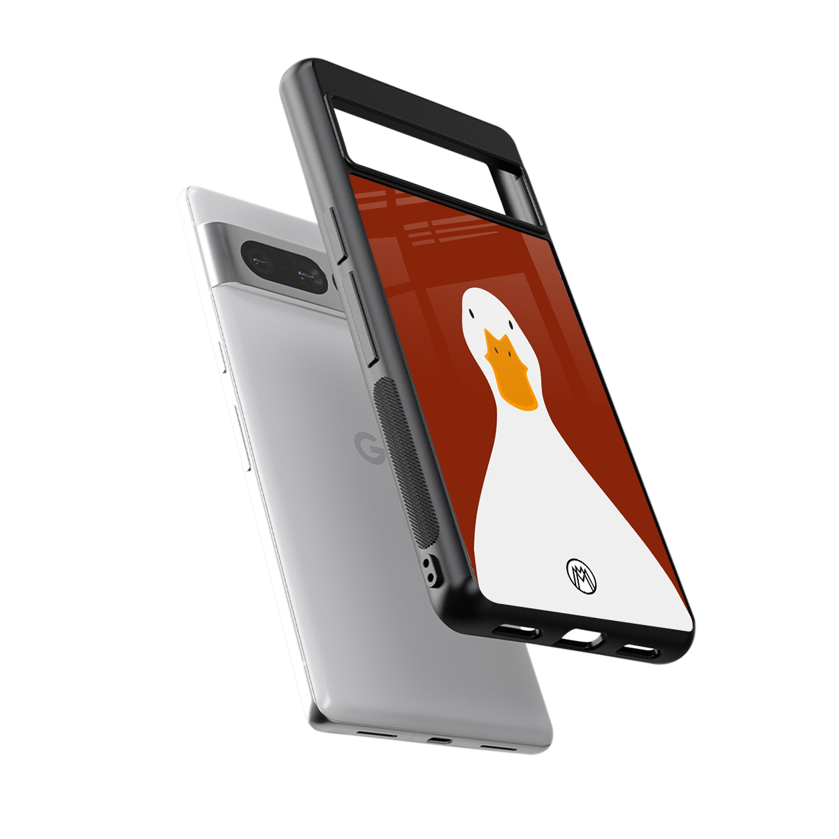 boring goose back phone cover | glass case for google pixel 7 pro