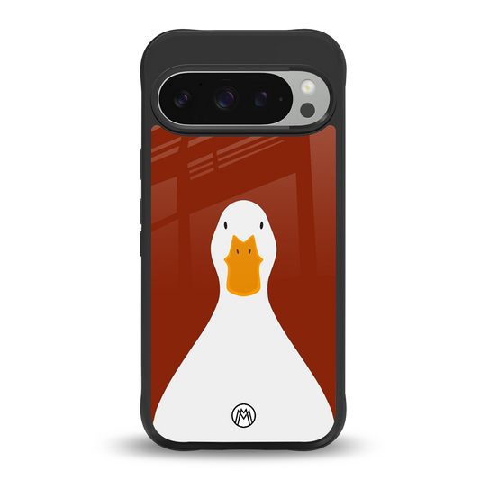 boring goose back phone cover | glass case for google pixel 9 pro