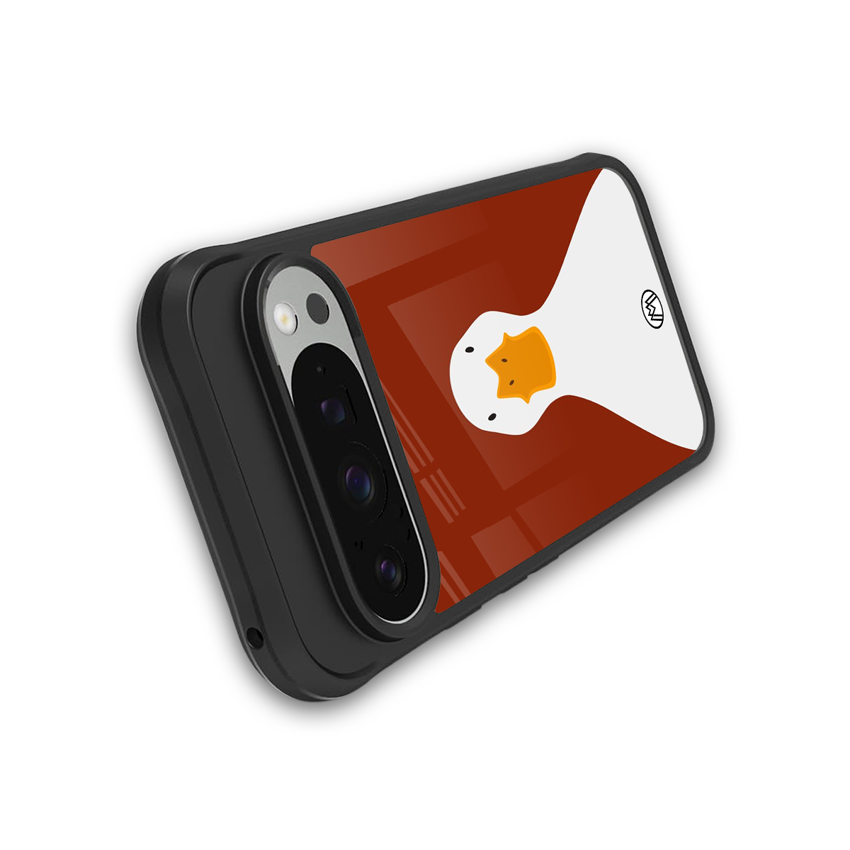 boring goose back phone cover | glass case for google pixel 9 pro