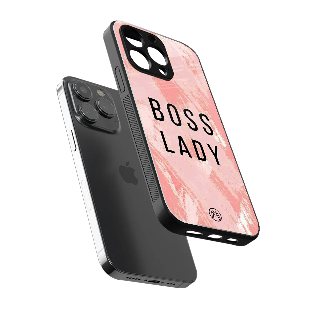 boss lady back phone cover | glass case for iphone 16 pro max