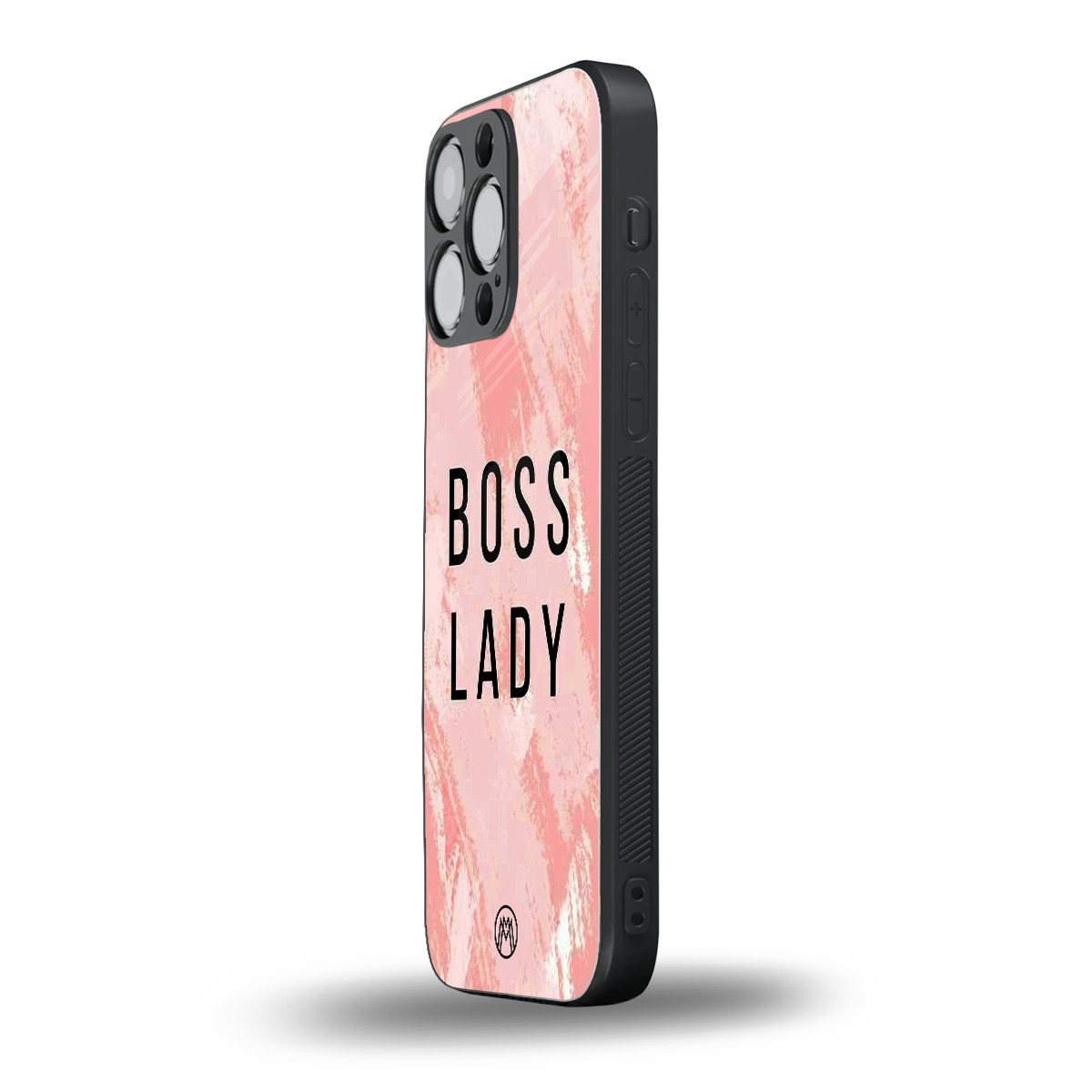 boss lady back phone cover | glass case for iphone 16 pro max