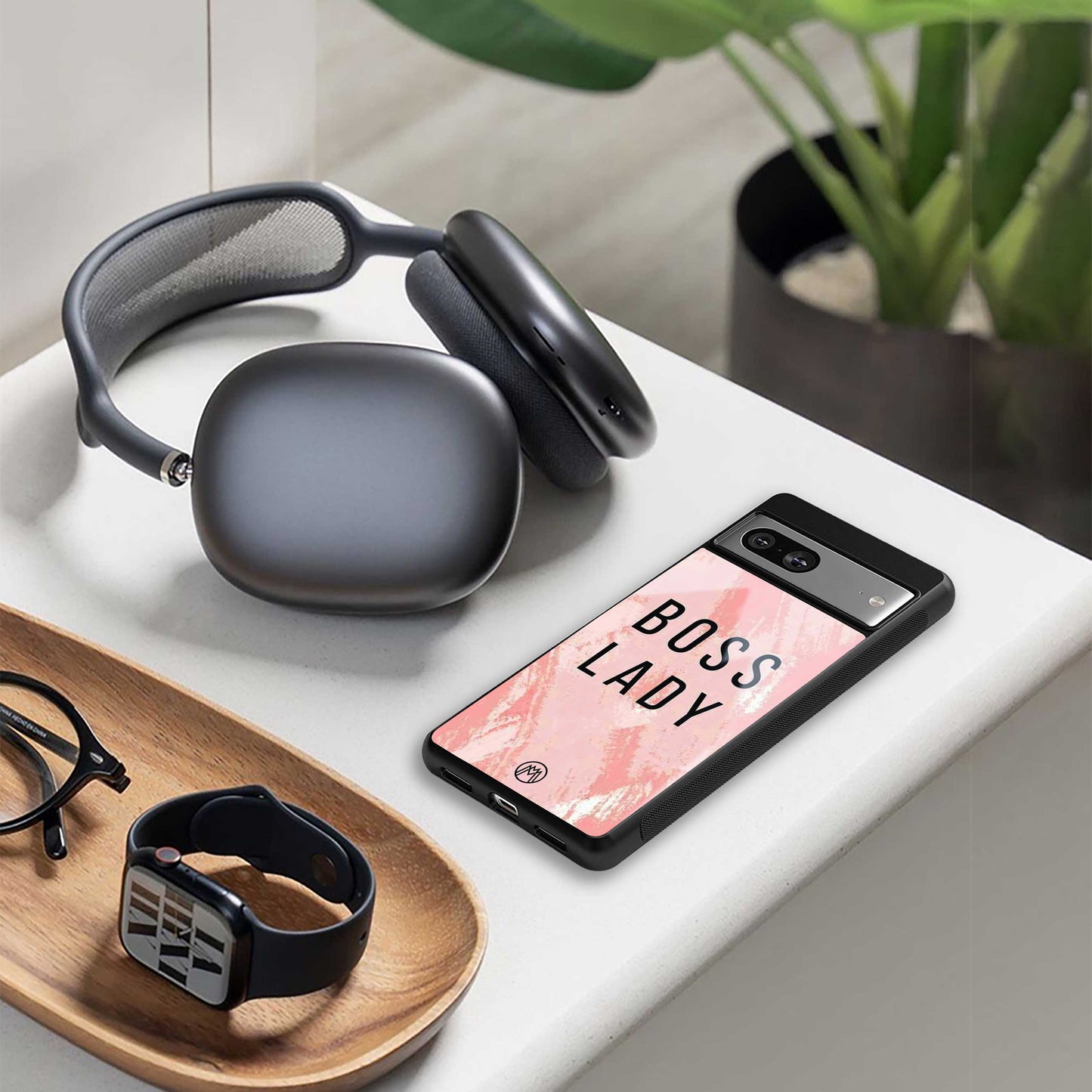 boss lady back phone cover | glass case for Google Pixel 6A
