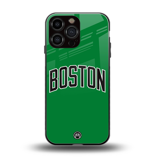boston club back phone cover | glass case for iphone 14 pro max