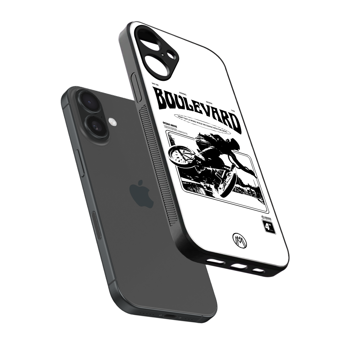 boulevard back phone cover | glass case for iphone 16 plus