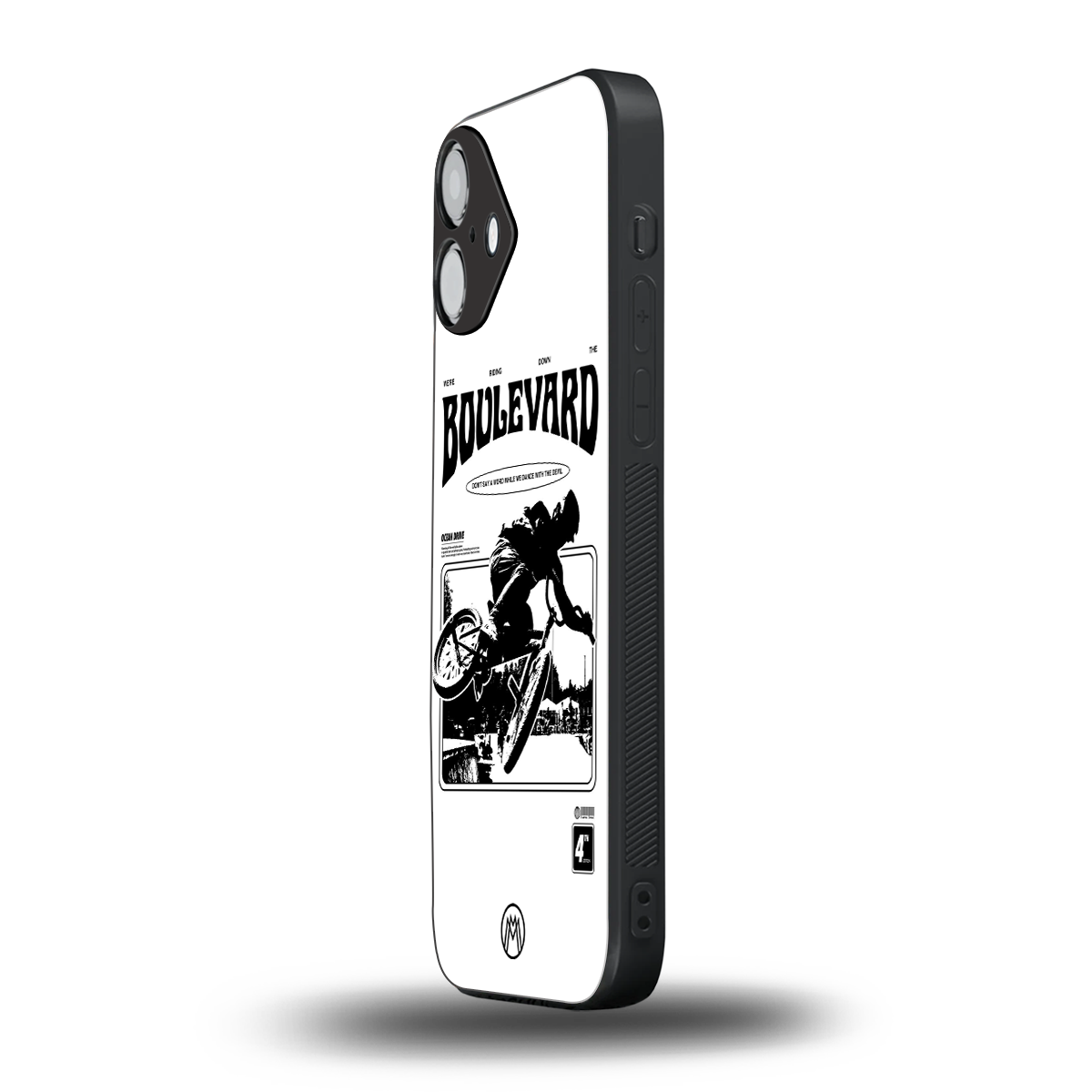 boulevard back phone cover | glass case for iphone 16 plus