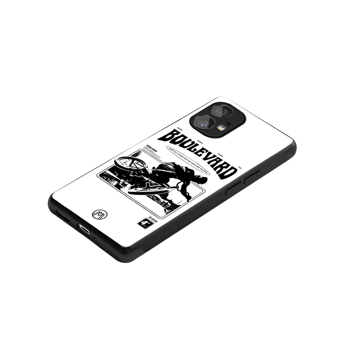 boulevard back phone cover | glass case for nothing phone 1