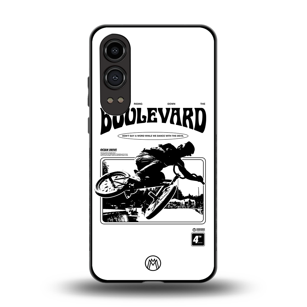 boulevard back phone cover | glass case for oneplus nord ce 4 lite