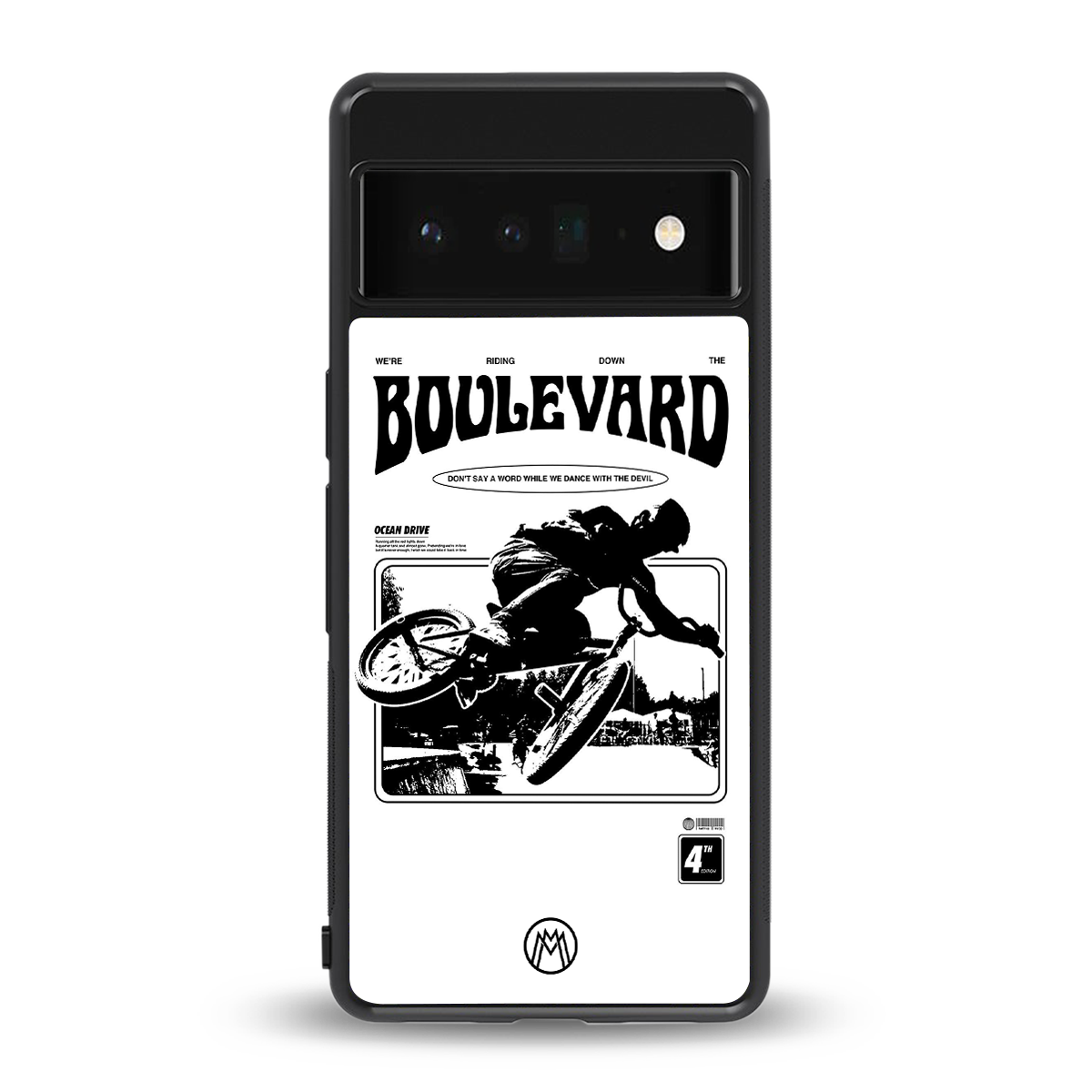boulevard back phone cover | glass case for google pixel 6 pro