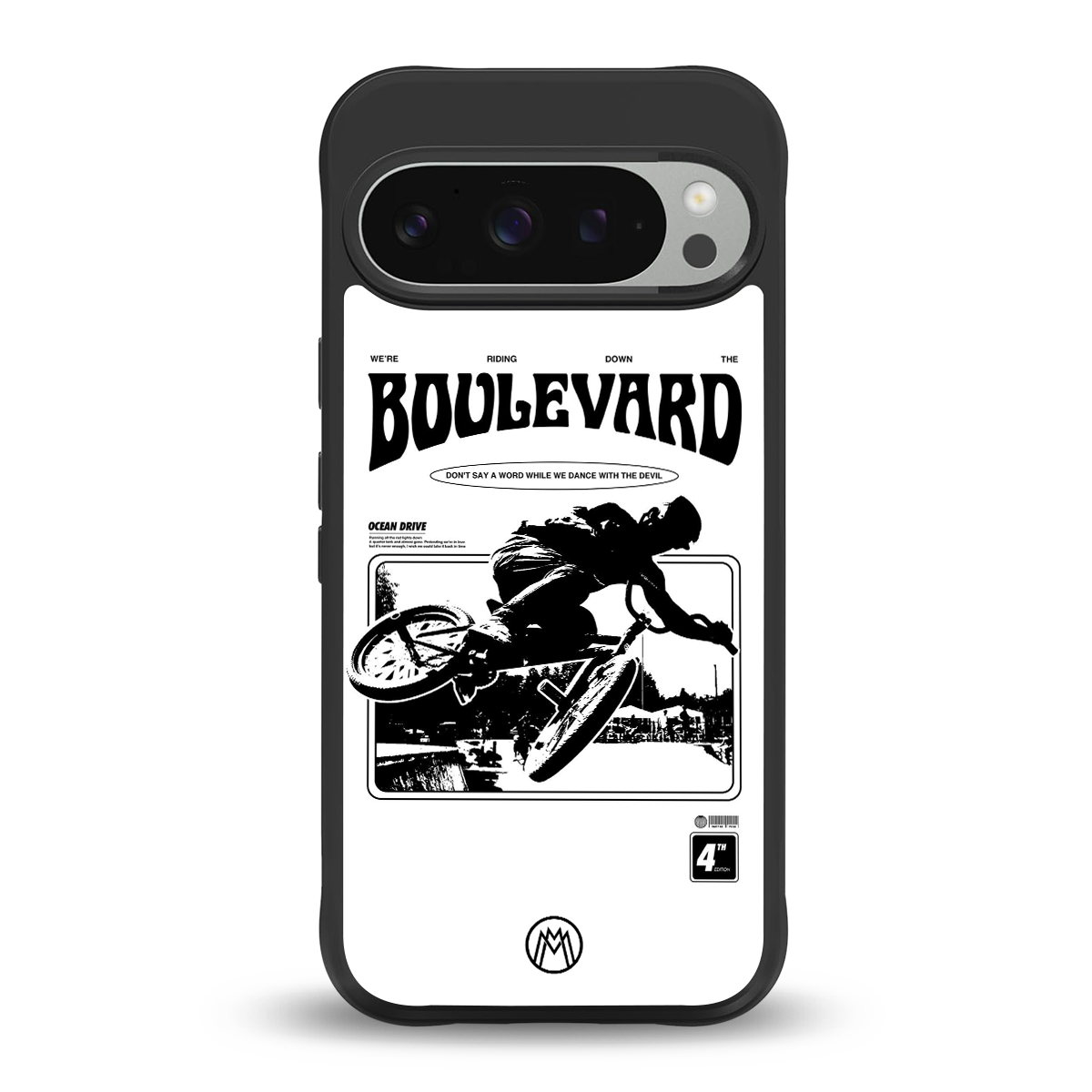 boulevard back phone cover | glass case for google pixel 9 pro