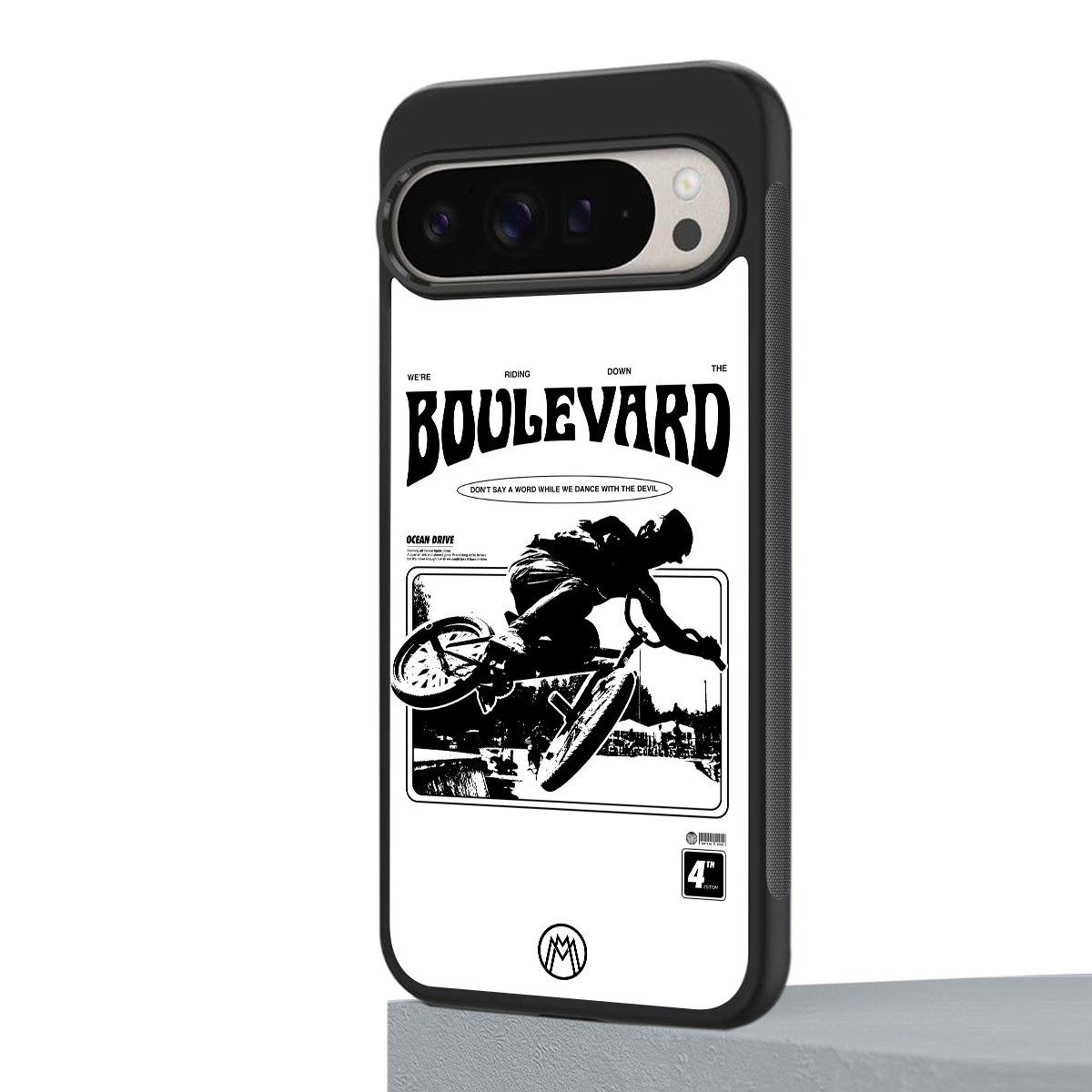 boulevard back phone cover | glass case for google pixel 9 pro