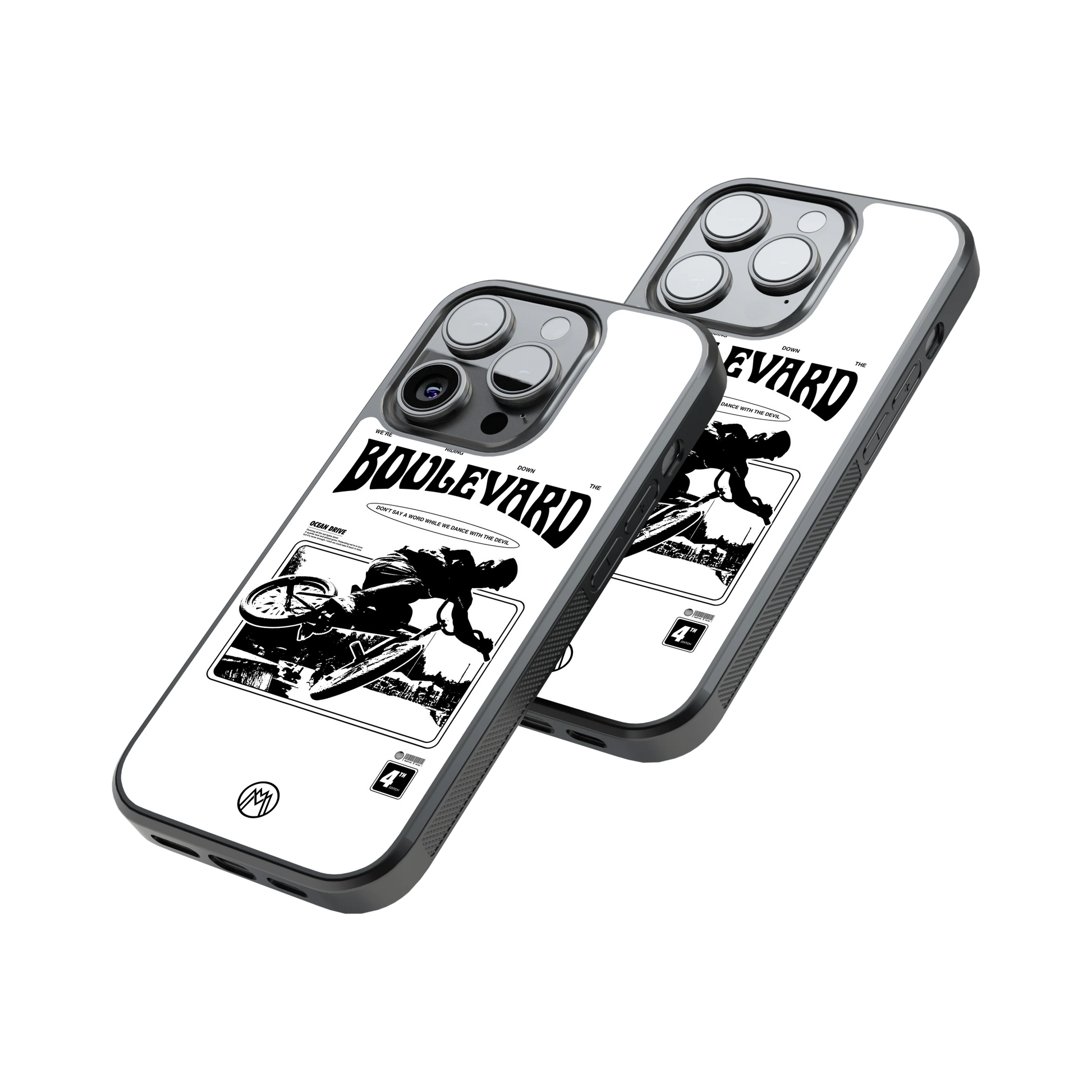 Protective Glass Back Phone Case Compatible with iPhone, Samsung, OnePlus, Pixel & More