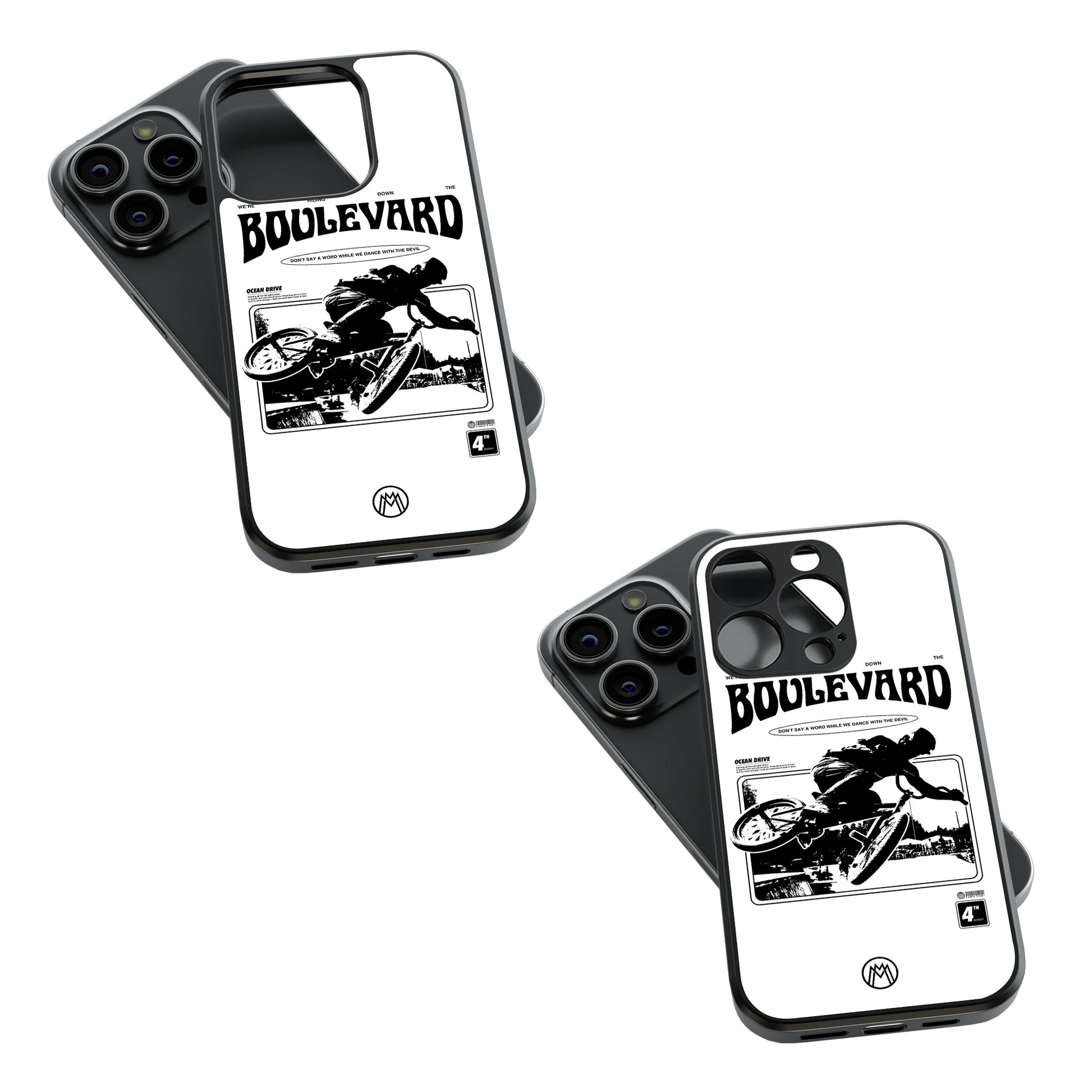Trendy Glass Back Mobile Case for iPhone, Samsung, Redmi, OnePlus, Google Pixel, Motorola