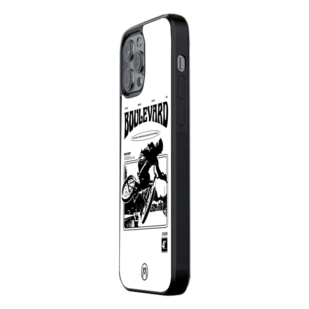 Slim Glass Back Phone Case for Multiple Brands โ iPhone, Samsung, Redmi, OnePlus, Oppo, Vivo