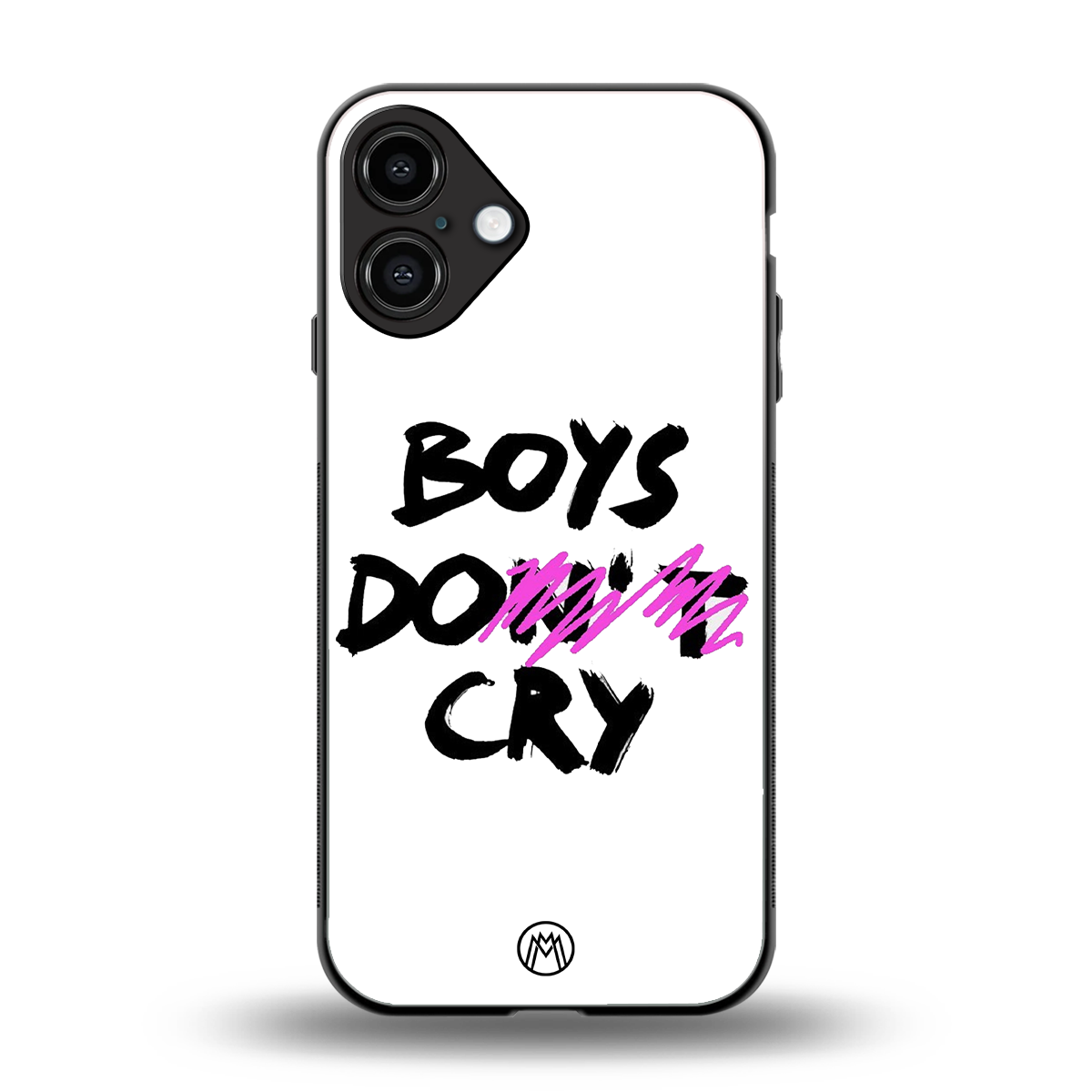 boys do cry back phone cover | glass case for iphone 16 plus
