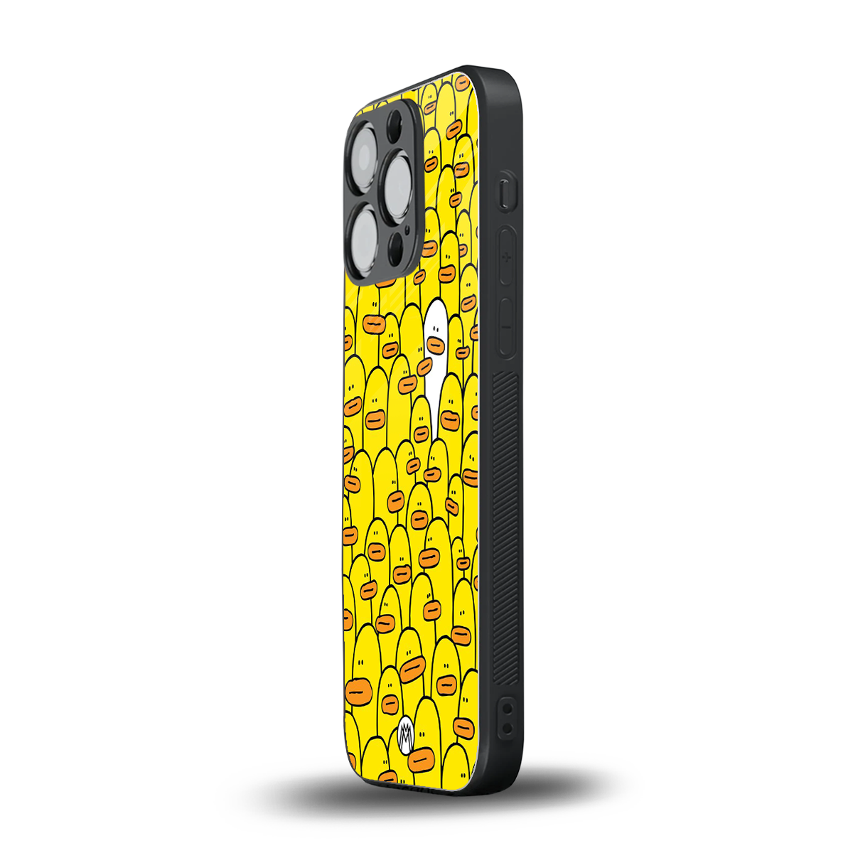 brian the duck back phone cover | glass case for iphone 14 pro