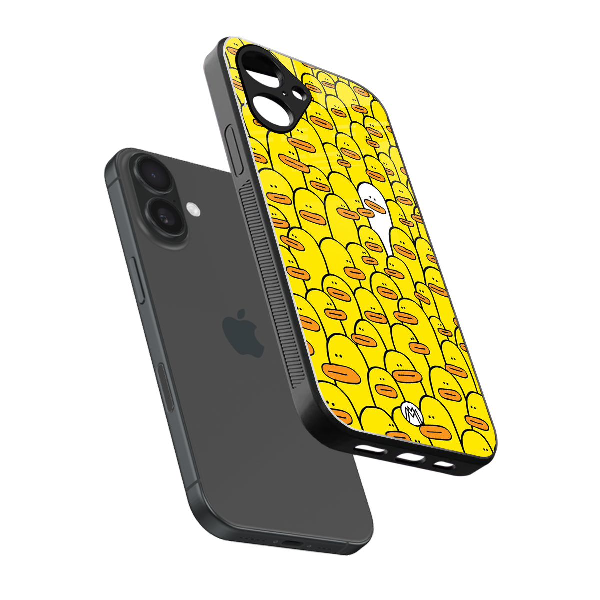 brian the duck back phone cover | glass case for iphone 16