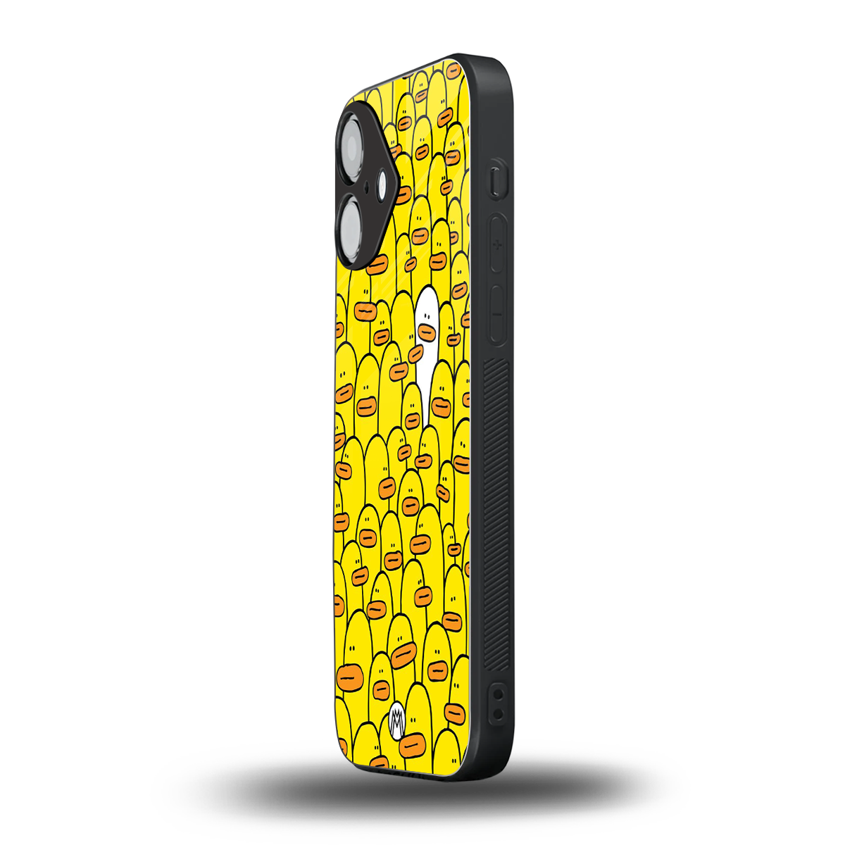 brian the duck back phone cover | glass case for iphone 16