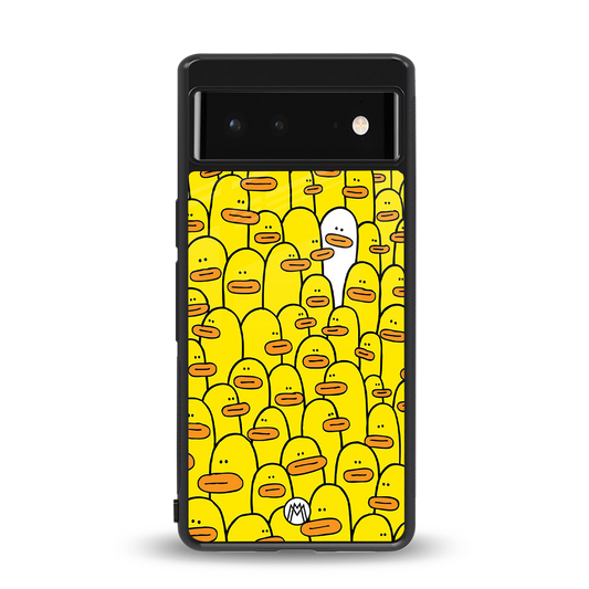 brian the duck back phone cover | glass case for google pixel 6