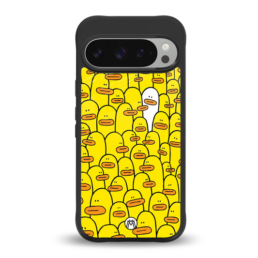 brian the duck back phone cover | glass case for google pixel 9 pro