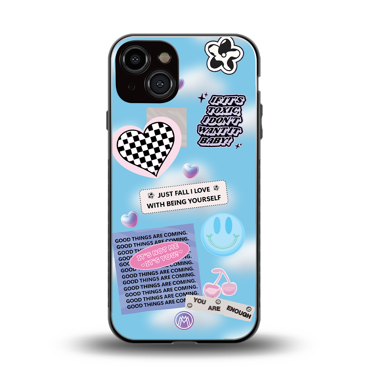 brightside back phone cover | glass case for iphone 13