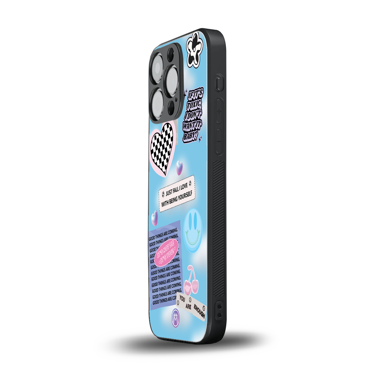 brightside back phone cover | glass case for iphone 14 pro